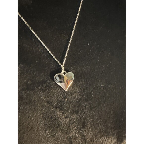 Unbranded Silver “BLNCGA” Heart Charm On .925 Unbranded 18” Necklace - Picture 7 of 7
